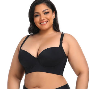 Plus Size Elegant Back Fat Bra